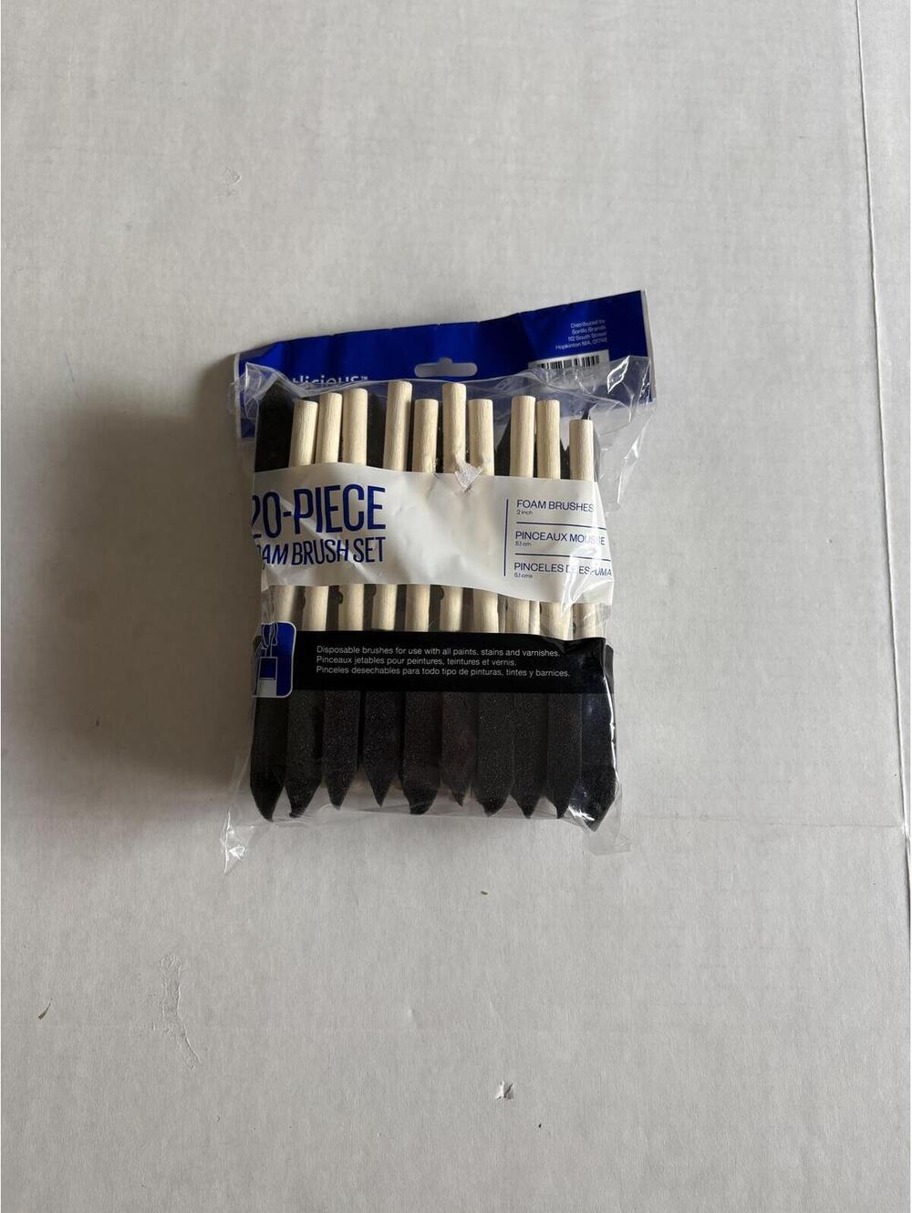 20 piece foam brush set